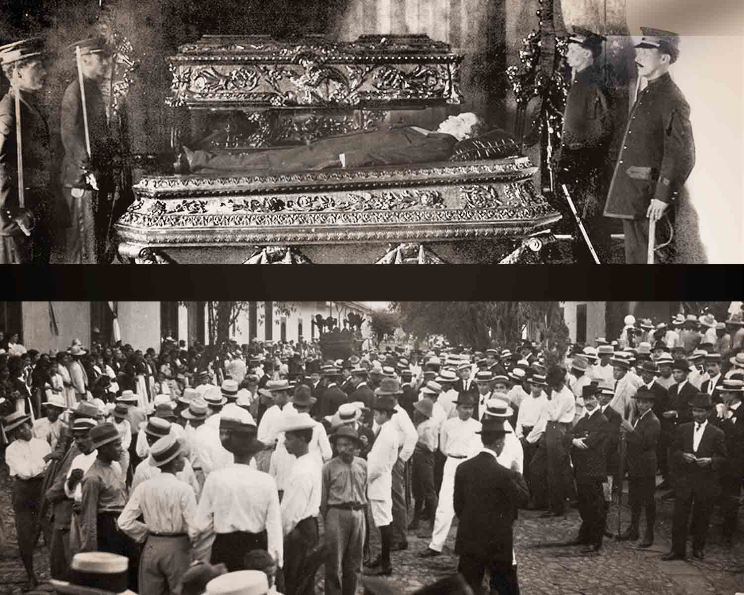 DARÍO: funeral multitudinario y visita en 1914