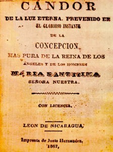 Antigua novena, León, 1867.