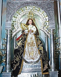 Imagen de la Inmaculada, El Viejo, Chinandega. Patrona de Nicaragua.