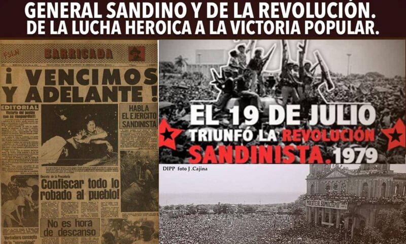 Ejes de la comunicación del general Sandino y de la Revolución.  De la lucha heroica a la victoria popular.